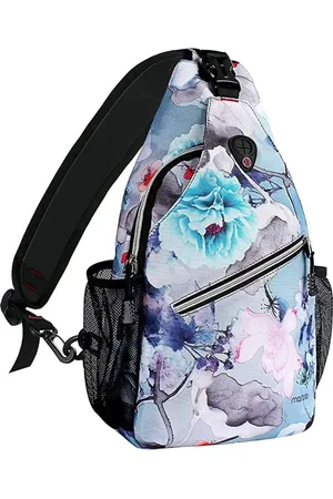Merkloos Sling bag schouderrugzak borsttas sling rugzak schoudertas, polyester crossbody tas schoudertas sporttas casual reisdagrugzak voor dames heren