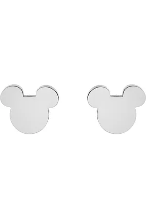 Disney 4-DIS027 Mickey Mouse Oorbellen - Mickey Oorknopjes - Sieraden - 6,8x8mm - Staal - Hypoallergeen