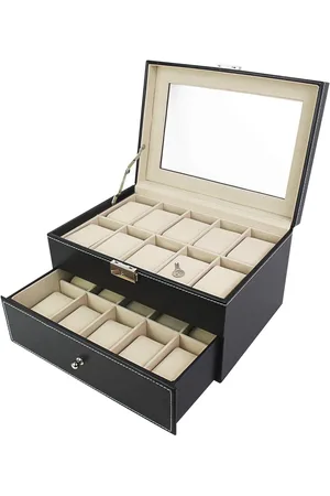 Merkloos Horlogekist - horlogebox - juwelenkistje