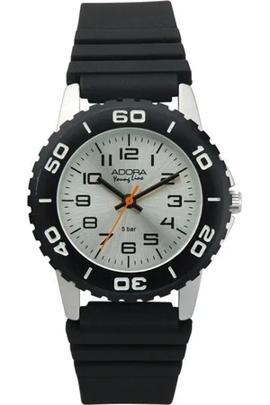 Adora Kinderhorloge met rubber band AY4276 zwart