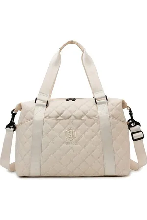 Merkloos Reistas dames - vliegtuigtas - handbagage vliegtuig - sporttas - Weekendtas - Vliegtuigtas - Handbagage vliegtuig - Sporttas - 43x28x18 cm met nat vak, grote capaciteit, waterdichte zwemtas voor reizen, sport, fitness