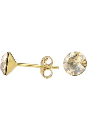 ARLIZI 1015 Oorbellen Swarovski Kristal - Dames - Verguld - 6 mm