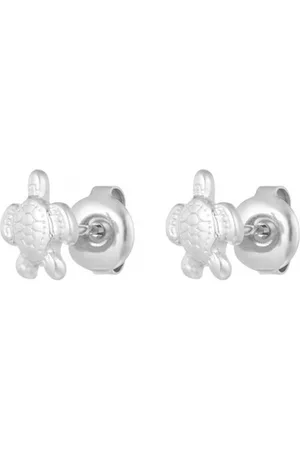 LMPiercings NL Oorbellen schildpadje - zilver