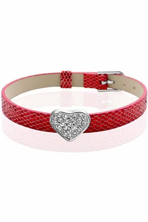 Montebello Armband Akoi RB - PU leer - Bedel - Hart - 20.5cm