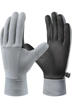 Merkloos Fietshandschoenen voor heren dames, thermische winterhandschoenen, touchscreenhandschoenen, lichtgewicht en warme sporthandschoenen voor autorijden, fietsen, wandelen, hardlopen, joggen, wandelen, bergbeklimmen