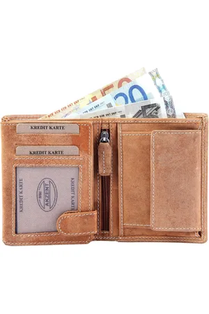 Akzent Heren portemonnee Leer RFID Used Look