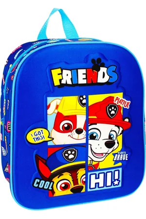 Paw Patrol Marineblauwe 3D kleuterschool rugzak voor een jongen 32x27x11 cm