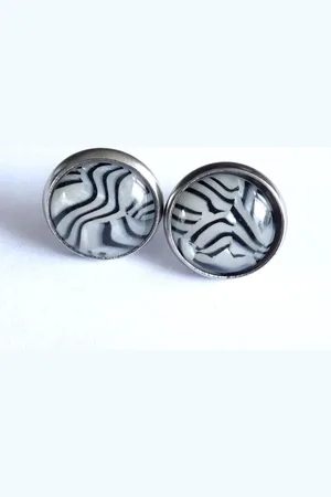 2 Love It Zebra -Oorknoppen