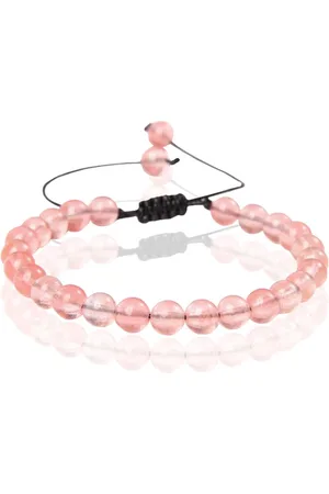 Memphis No.2 Natuursteen Armband Dames - 6mm Red Watermelon
