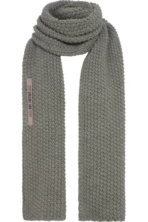 Knit Factory Carry Gebreide Sjaal Dames & Heren - Warme Wintersjaal - Grof gebreid - Langwerpige sjaal - Wollen sjaal - Heren sjaal - Dames sjaal - Unisex - - Groen - 200x35 cm