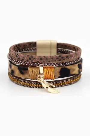 Montebello Armband Bouchra - PU Leer - 25mm - 19cm