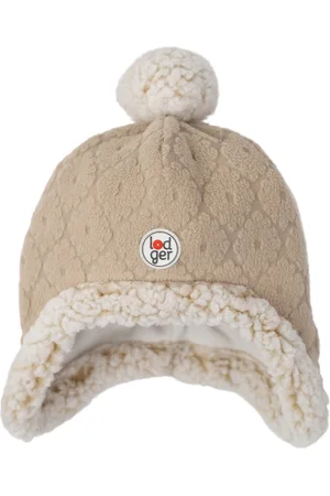 Lodger Kindermutsje winter - - 1-2 Jaar - fleece voering - pompon