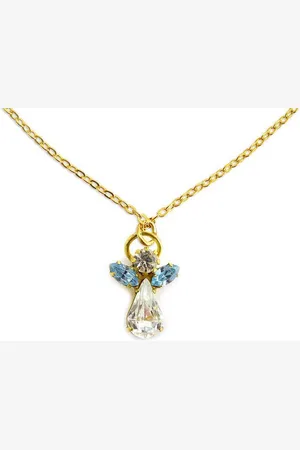 Bloom Engel kristal december - Blauwe Zirkoon