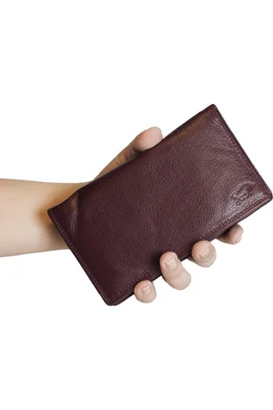 ARRIGO BELLO Portemonnee - Bordeaux Rood - Leer - RFID - Anti skim - Portemonnee Dames - Portefeuille - Groot - Veel - Ruimte