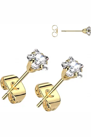 LMPiercings NL Oorbel ster 5 mm goud