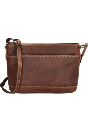Hide & Stitches Japura Crossbody Schoudertas - 100% Leer - - 100% Leer
