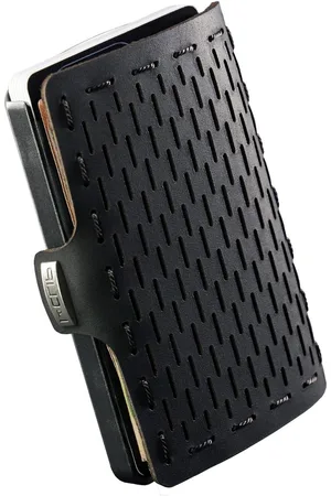 Merkloos Original Portemonnee met Muntzakje - Hoge Kwaliteit - Creditcard etui - Leer - Geldclip - Zwart
