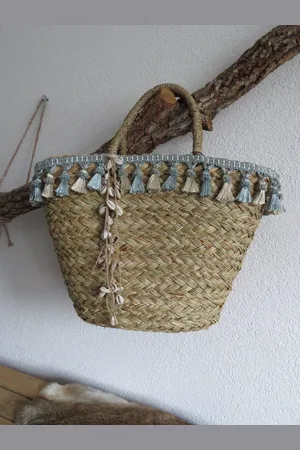 Merkloos Strandtas (schelp)