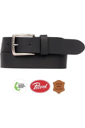 Petrol Industries Riem Jongens - Broekriem - Verstelbaar - Leer - - 65 cm