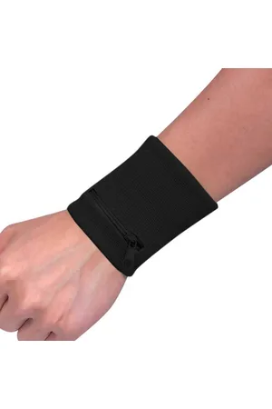 WiseGoods Premium Pols Portemonnee - Zweetband Met Rits - Hardlopen - Gym - Fietsen - Onderweg - Veilig - Sport Bag