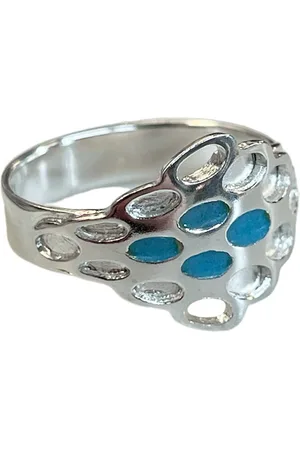 AuBor ®. Ring. Zilver. Traditioneel Fins/Sami kant.