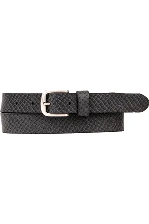 Petrol Industries Riem Dames - Broekriem - Met Slangenpatroon - Leer - - 85 cm - S