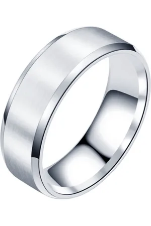 LGT JWLS Heren ring Titanium Zilverkleurig 6mm-23mm