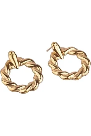 Dottilove Kinzi - Oorbellen - Gouden Stainless Steel Oorbellen - 3 cm