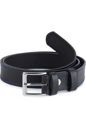 Ladeheid Kinderriem – Riem - Jongens - Broekriem - Verstelbaar - Leer – – 70 cm LA-EL-KIDS