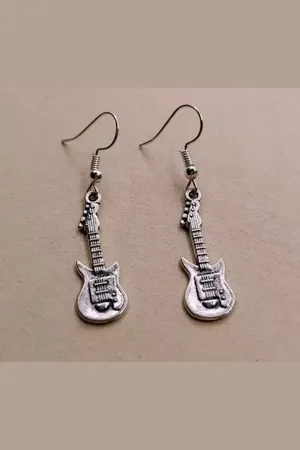 Akyol Gitaar oorbellen - muziek oorbellen - rock gitaar oorbellen - oorbellen - oorbellen voor muzikanten - oorbellen voor meisjes - kerstcadeau- kerstcadeau voor kinderen