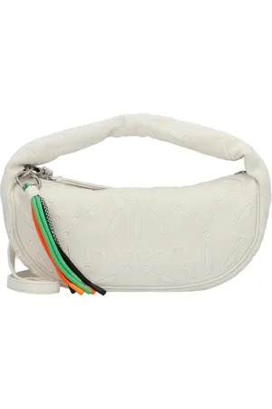 Desigual Handtas Schoudertas Summer Dandelion Bangor Hand Bag Wit