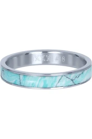 Ixxxi Invulring Paradise R03705 Green, Pink of Blue (4MM)