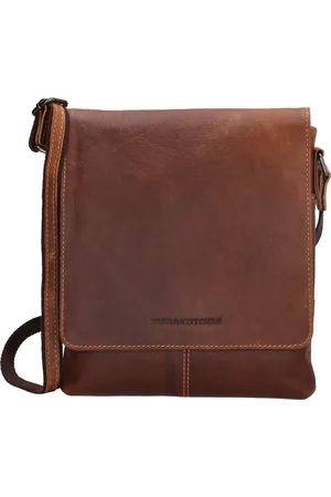 Hide & Stitches Japura Schoudertas - - 100% Leer