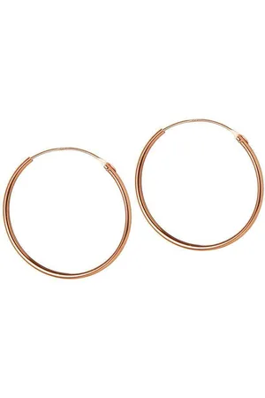 JUULRY Rosé Goud Plated Hoops 25MM 1,2MM