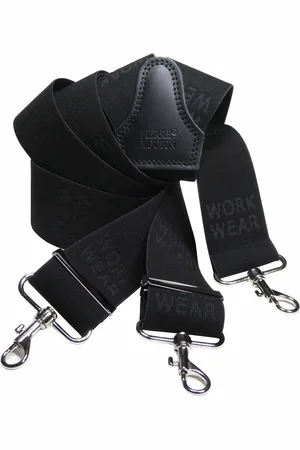 Pierre Mouton Work Wear Bretel - Bretels - Volwassenen - Heren - - 140cm - 3 haken - 50mm breed - XL - XXL
