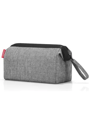 Merkloos Sterke robuuste reis cosmeticatas - waterafstotend materiaal - Twist Silver Unica