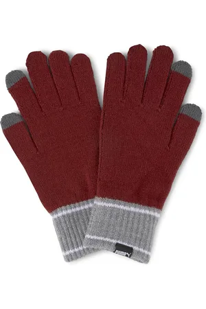 PUMA Knit Handschoenen (Paar) Intense Red/Grijze Heide - L/XL