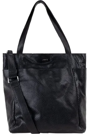 LEGEND Dames Tas - Shopper - Leer - Slangen print Zwart - Joy