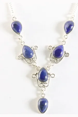AsiAsia Zilveren ketting met lapis lazuli