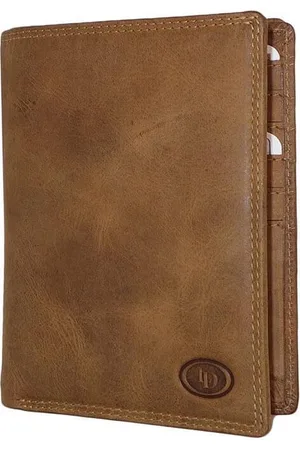 LEATHER DESIGN Paspoort Portemonnee Hunter