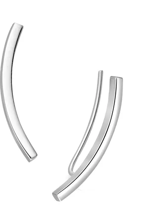 EAR IT UP Oorklimmers - Bar - Luxe kwaliteit - Ear climbers - Oorschuiven - 925 sterling - Earclimbers - Ear crawlers - 25 x 2 mm - 1 paar