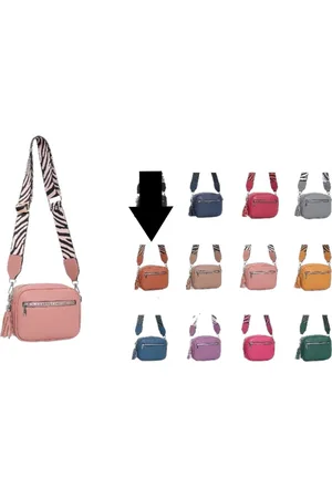 Merkloos Dudlin - crossbody- handtas - fashionable riem - camel