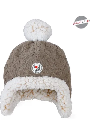 Lodger Kindermutsje winter - - 1-2 Jaar - fleece voering - pompon
