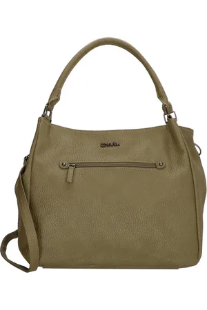 Charme Hand Tas Omhang Schoudertas Olijf Groen Buidel Tas