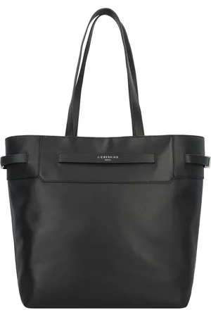 liebeskind Schoudertas Shopper Lora Calf Optic Tote Bag Zwart