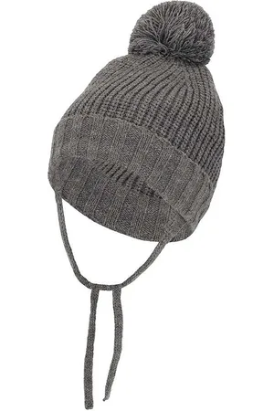 sarlini Wintermuts jongens - Ribbed - - Pompon - 4 t/m 8 jaar