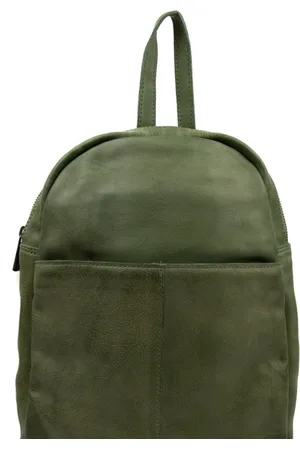 Bear Design Lyra Leren Rugzak - Mint