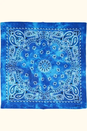 Fako Fashion Paisley Bandana - Tie Dye - Acid Wash