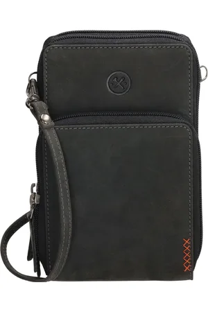 Hide & Stitches Idaho Telefoontasje - - 100% Leer