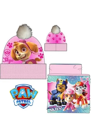 Paw Patrol Set - Muts + Colsjaal / Nekwarmer -